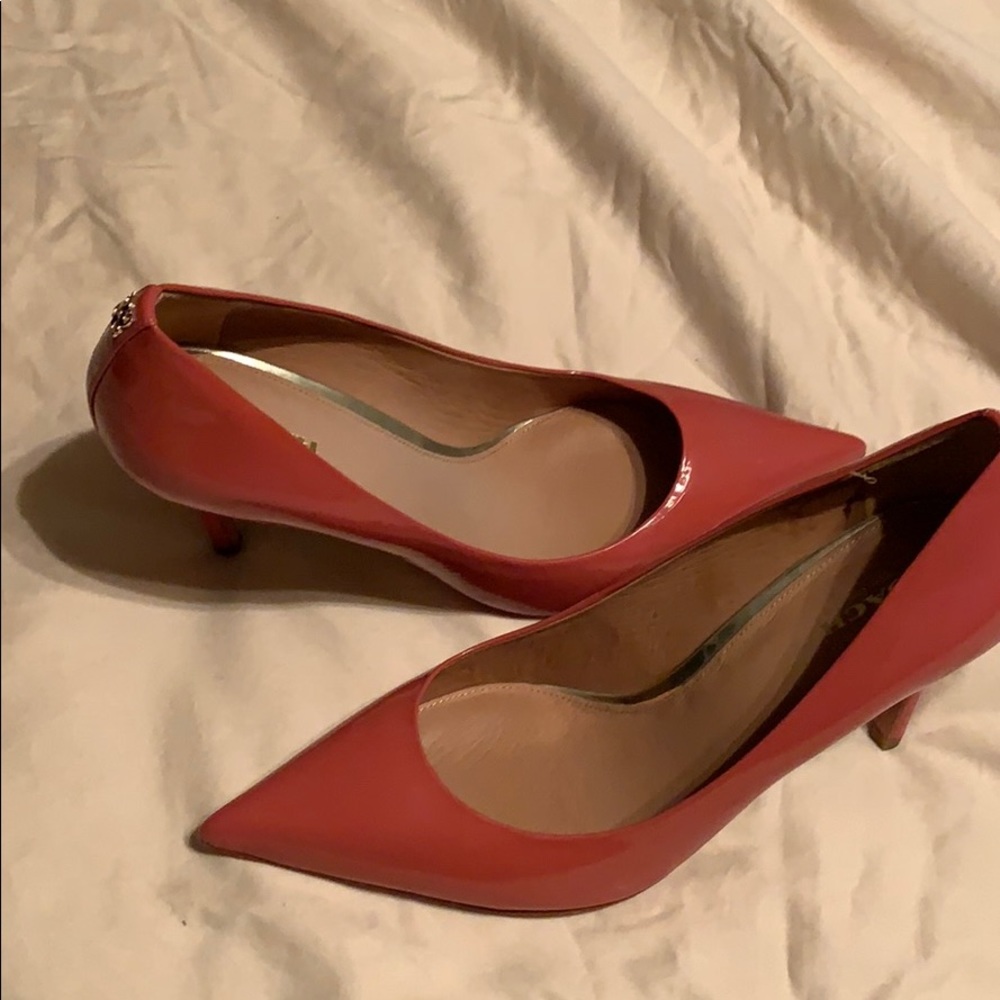 Coach Salmon Color Pumps